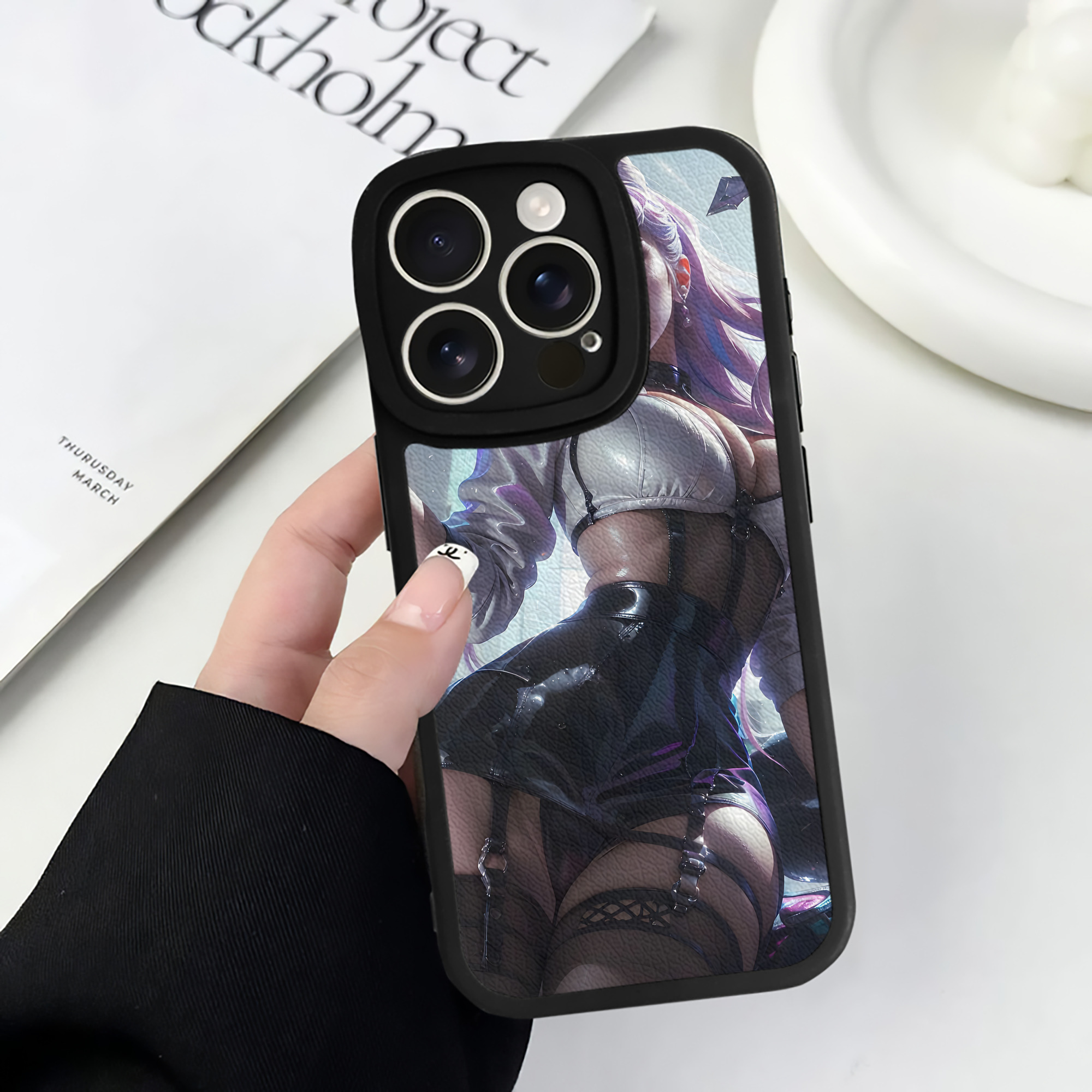 リーグ・オブ・レジェンド League of Legends LOL 【iPhone 16シリーズ対応】シリコンスマホケース（レザー調） 材質：シリコン
